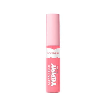 COVERGIRL Clean Fresh Yummy Gloss infused with Hyaluronic Acid and naturally-derived Antioxidants, clean, vegan and gluten-free