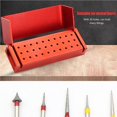 thumbnail image 3 of Aluminium Disinfection Box Case Dental Bur Burs Block Holder Autoclavable Dentist Tool Red, 3 of 8