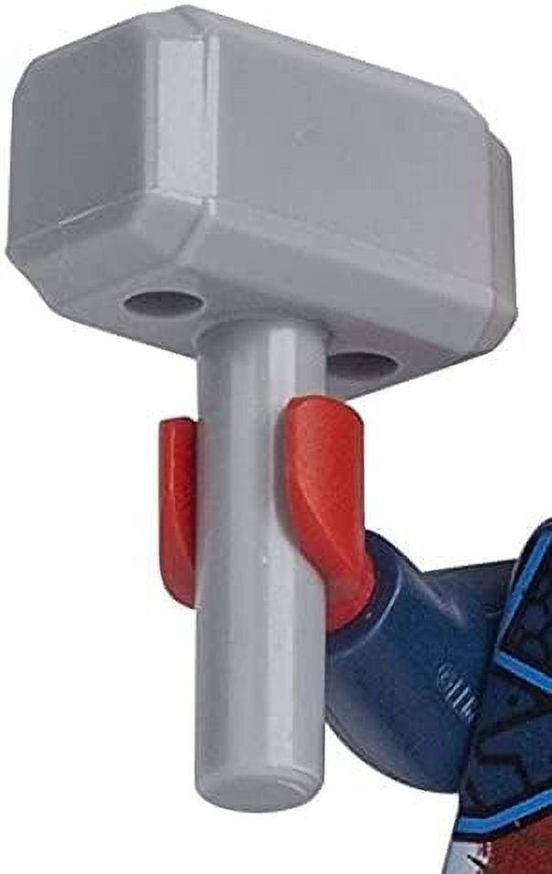 LEGO Superheroes: Captain America Minifigure with Shield and Mjolnir
