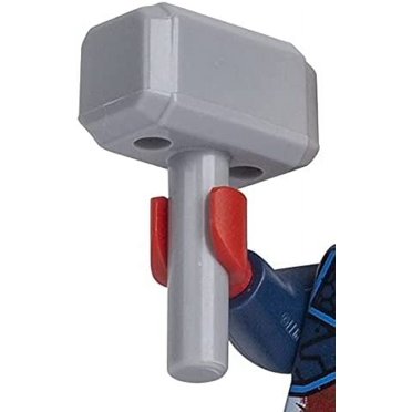 LEGO Superheroes: Captain America Minifigure with Shield and Mjolnir