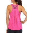 thumbnail image 1 of Débardeurs d'Entraînement pour Femmes Débardeurs Racerback en Forme en Vrac pour Femmes Débardeurs de Course de Réservoir Musculaire Sans Dos en Mesh, 1 of 2