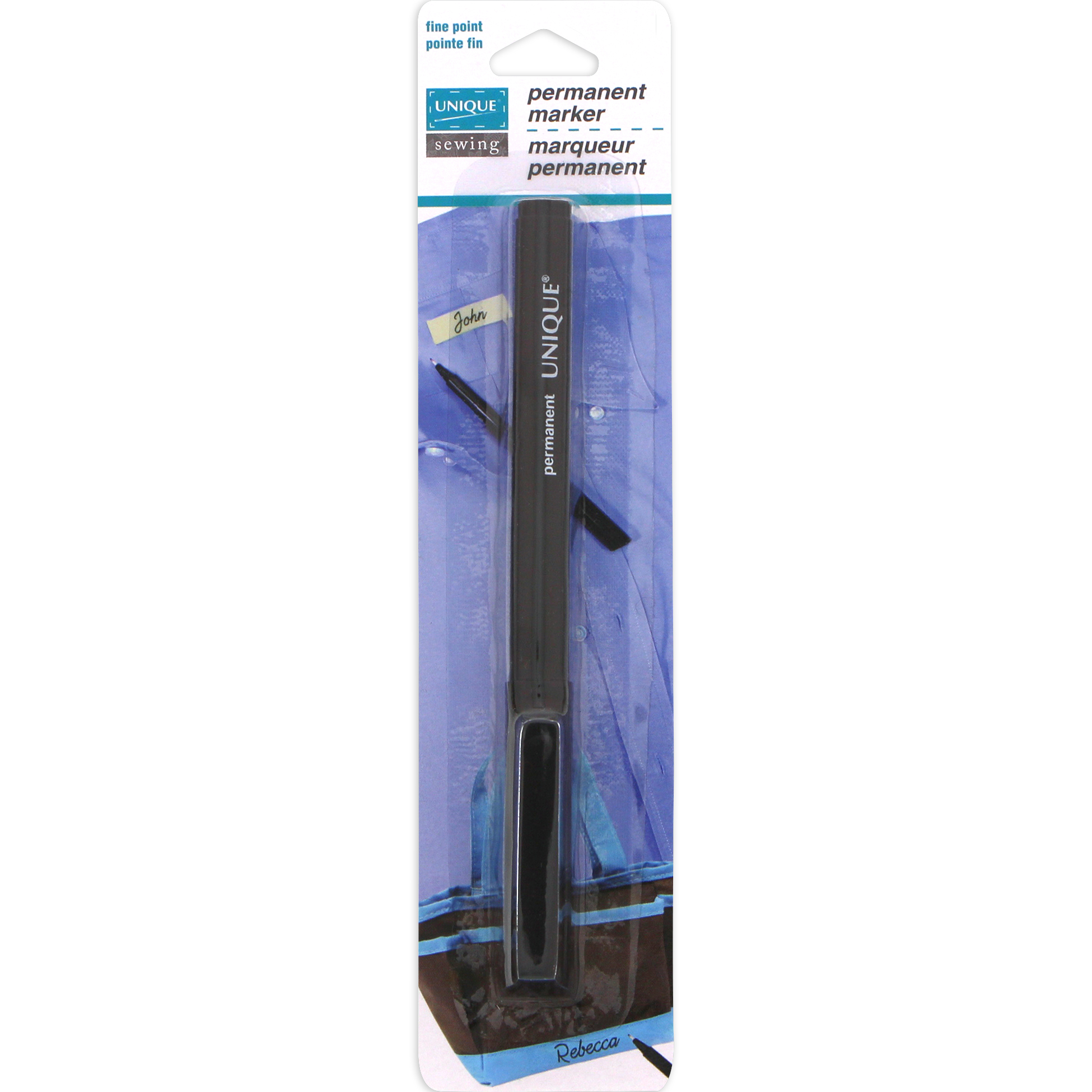 UNIQUE SEWING permanent Marker - Fine Tip - noir, Fine Point Blk