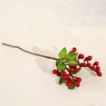 thumbnail image 1 of pitrice Artificial Berry Plant Home Decoration Table Centerpiece Wedding Party artificial Berry Ornament, Dark Red, 1 of 8