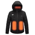 thumbnail image 2 of Penkiiy Heated Jackets for Women Men USB Intelligent Constant Temperature Heated Windproof Plus Size Men And Women Winter 4 Heated Jacket Coat L Black, 2 of 9