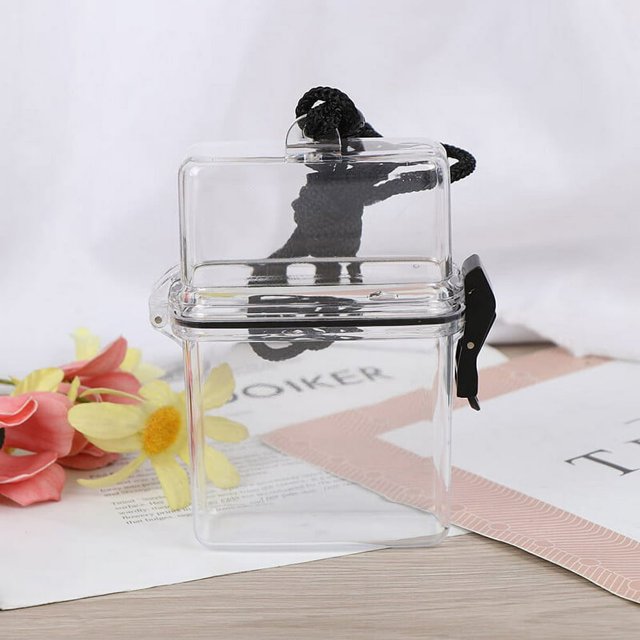 MesaSe 1Pc Outdoor Waterproof Pockets Key Money Storage Box Case Holder Plastic Case