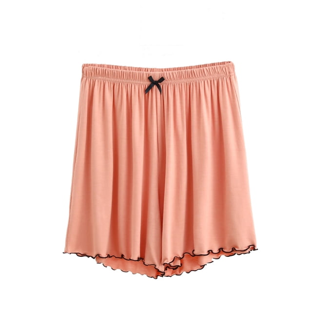Shorts pour Femmes Shorts d'Été pour Femmes Jambe Grand Taille Haute Sortie Bandage Uni Short
