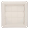 thumbnail image 1 of Dryer Vent Cover 4 Inch External Wall Air Vent Louvered Vent Exhaust Caps, 1 of 8