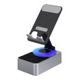 thumbnail image 1 of Bluetooth Speaker Phone Stand 3 in 1, 360 Rotating Foldable Desktop Audio Stand, Multifunctional Wireless Audio Dock for Live Streaming, Tablet Holder for Home Office Desk^, 1 of 9
