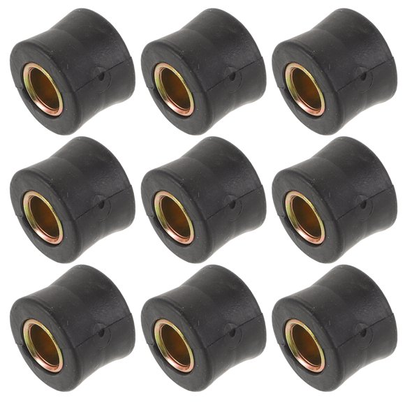 Hemoton 10pcs Buffer Motorbike Rings Shock Absorption Washer Damping Cushion Bushing