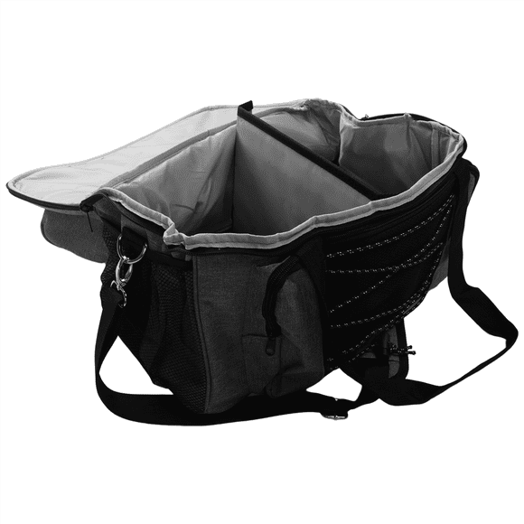 2X Sac de Jeu de Quilles, Sac Fourre-Tout de Jeu de Quilles Golf et Séparateur Rembourré pour Double Balle et une Paire de Chaussures de Jeu de Quilles