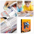 thumbnail image 4 of Trading Card Binder, 4 Pocket Card Storage Collector Holder Binder Fits 240 Cards（JJK2), 4 of 5