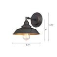 thumbnail image 2 of Westinghouse Iron Hill 1-Light Wall Sconce, 2 of 3