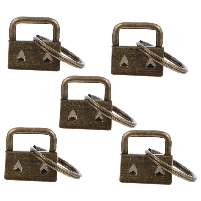 Miangastore Embouts de Ruban en Métal Lot de 10 0.83x0.71 Po