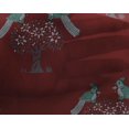 thumbnail image 4 of oneOone Georgette Viscose Fabric Bird & Tree Block Print Fabric By Yard 42 Inch Wide, 4 of 4