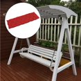 thumbnail image 4 of GROWTH TANK Coussin de Banc Coton Chaise Jardin Patio Tatami Coussin Intérieur Rouge 150x50cm, 4 of 8
