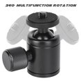 thumbnail image 4 of Ballhead, Portable CNC Lightweight Spherical Ballhead Mini Wear Proof Sturdy With All Metal Locking Knob For Tripods For Camera, 4 of 8