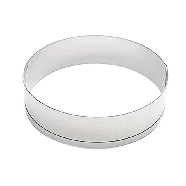 Bovemsi Kitchen Gadgets Stainless Cake Ring Round Tower Ring Ring Crust Bread Household Hamburger