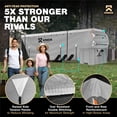thumbnail image 3 of KNOX 2nd Gen Fifth Wheel RV Cover & Skirt Combo - Anti-Tear APEX Fabric, Fits 37-41 ft RVs, Travel Trailers, or Motorhomes - Includes Wheel, Ladder & Gutter Covers (266" L x 66" H Skirt), 3 of 9