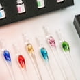 thumbnail image 3 of Musbetu 1Set Fountain Pen Flower Pen End Shape Smooth Writing Portable Dip Pen with Ink Gift, 3 of 7