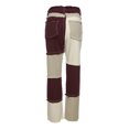 thumbnail image 2 of Kmbangi Jeans à Blocs de Couleur Patchwork pour Femmes + Pantalon en Denim Taille Haute, 2 of 9