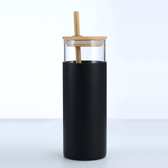 500ml Water Cup With Lid Shatterproof Glass Assorted Iced Coffee Tumbler Vintage Dose Glass Vintage Stoneware Coffee Mugs Holder Vintage Water Glasses Acrylic Drinking Glasses with Handle