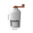 thumbnail image 3 of EIGTHTAIL Portable Manual Rotary Ice Crusher  Small Household Ice Shaver  Snow Cone Maker Machine  Hand Operated Crank Shaved Ice Maker for Home, 3 of 6