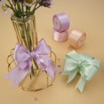 thumbnail image 3 of CHUANK  Premium Polyester Satin Ribbon Set - 6 Assorted Colors (Orange  Pink  Red  Green  Blue  Yellow)  1”” x 5yd Each  Total 30 Yards - For DIY Crafts  Gift Wrapping & Wedding Decoratio, 3 of 7