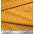 thumbnail image 3 of Soimoi Poly Georgette Fabric Dot & Pretzels Food Printed Fabric 1 Yard 42 Inch Wide, 3 of 3