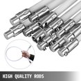thumbnail image 3 of VEVOR Chimney Sweep Kit 39ft Length, Chimney Brush Kit with 12 Nylon Flexible Rods and 2 Brush Head, Rotary Chimney Cleaning Kit Driven by Drill, Chimney Brush Rod Kit for Sweeping Fireplace, 3 of 9