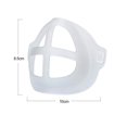 thumbnail image 5 of Support de Masque en Silicone, Cadre de Soutien Interne pour Masque en Tissu Fait Maison, Trou de Masque Frais, Plus d'Espace, Respiration Confortable, Lavable et Réutilisable, 5 Pcs, Transparent, 5 of 5