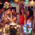 thumbnail image 4 of LiveSatisfy Clearance Colorful Light Up Letters, LED Letter Lights Marquee Letter Signs Battery Powered, Letter Lamp with Remote for Birthday Party Wedding Home Bar Christmas Decorations, 4 of 8