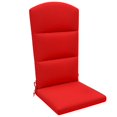 thumbnail image 1 of Outsunny Coussin de Chaise Adirondack d'Extérieur avec Attaches au Dossier, Rouge Vin, 1 of 10