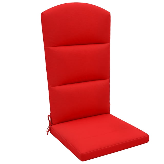 Outsunny Coussin de Chaise Adirondack d'Extérieur avec Attaches au Dossier, Rouge Vin