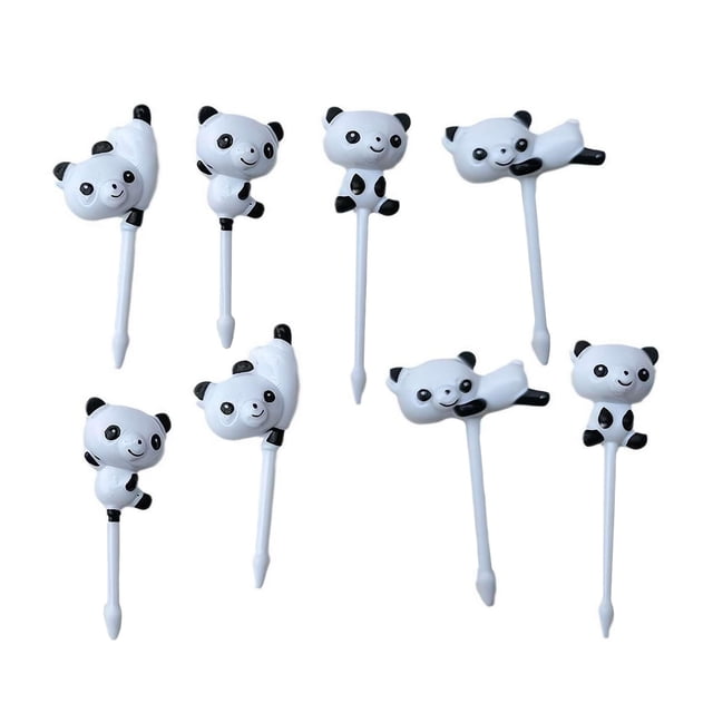 Cure-dents Réutilisables en Forme de Notes de Musique avec Fruits et Animaux de Dessin Animé pour Enfants, Collations de Déjeuner, Vaisselle, 10 Pcs
