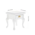 thumbnail image 3 of Miangastore Miniature Wood Bedside Table Mini Night Table Adornment Mini House Furnishing, 3 of 9