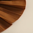 thumbnail image 5 of Girl Mini Skirt Solid Color Faux Leather Pleated Skirt, 5 of 5