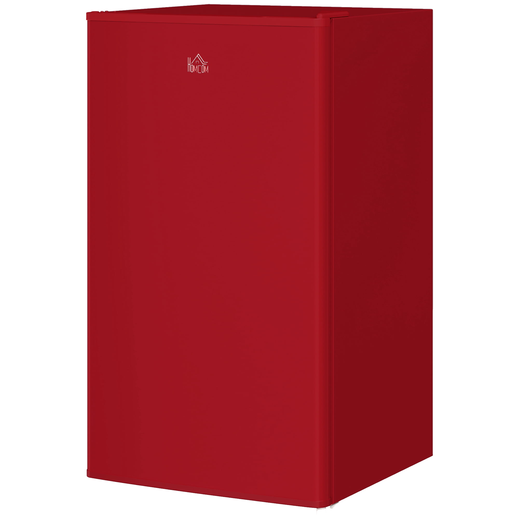 CoSoTower Compact Refrigerator, Mini Fridge with Freezer, Adjustable Shelf, Mechanical Thermostat and Reversible Door, Red