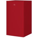 CoSoTower Compact Refrigerator, Mini Fridge with Freezer, Adjustable Shelf, Mechanical Thermostat and Reversible Door, Red