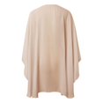 thumbnail image 5 of Layer Chiffon Shirt Thin Breathable Shawl Bride Matching Dress Evening Dress Blouse Solid Color, 5 of 5