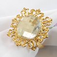 thumbnail image 1 of ZiDeTang 100pcs Rhinestone Metal Napkin Ring Acrylic Napkin Holder, 1 of 4