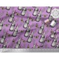thumbnail image 2 of Soimoi Purple Rayon Fabric Insect,Lavender & Vintage Bottle Decor Fabric Printed BTY 42 Inch Wide, 2 of 3