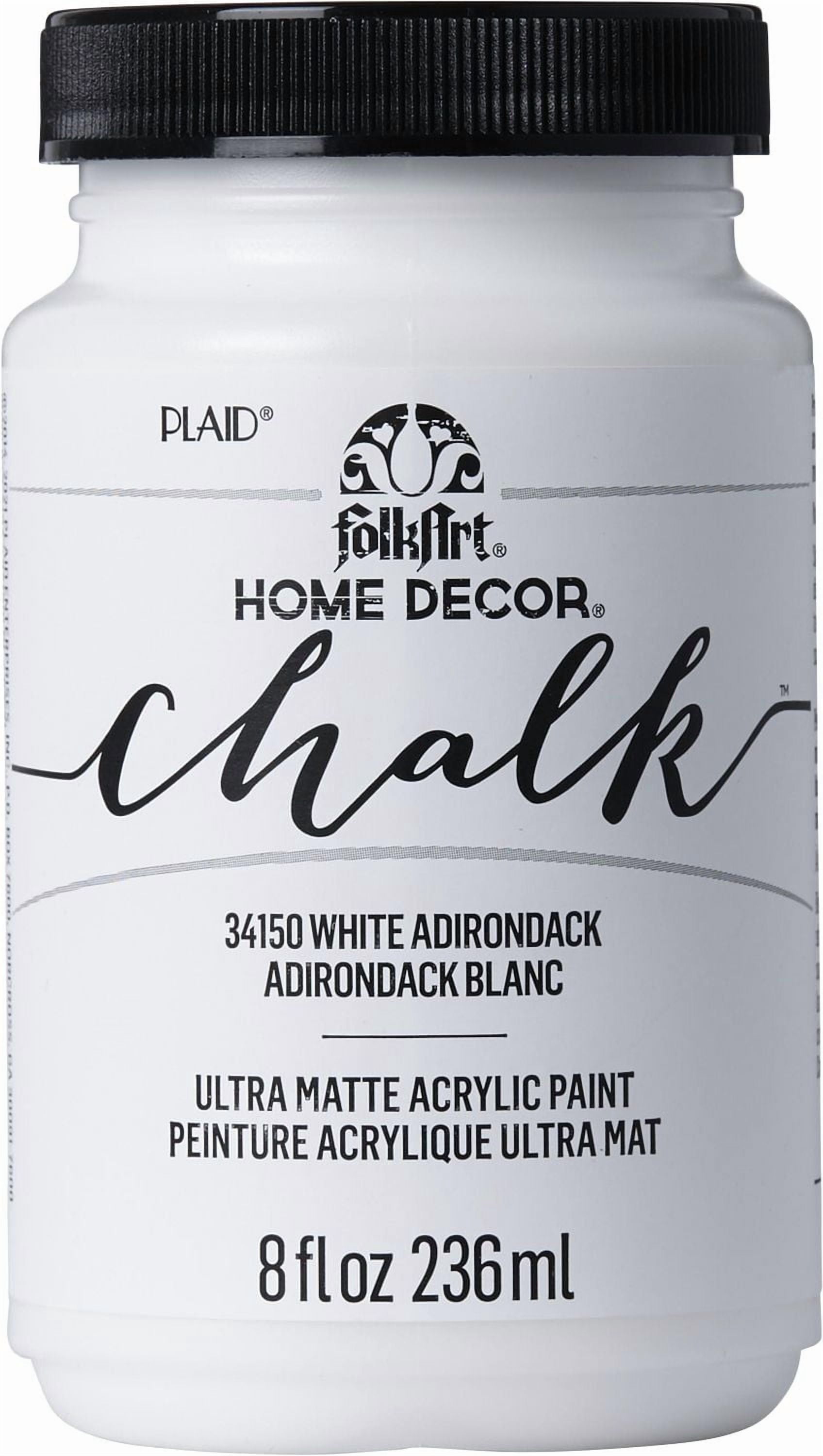 FolkArt Home Decor Chalk, 236 ml, Adirondack blanc
