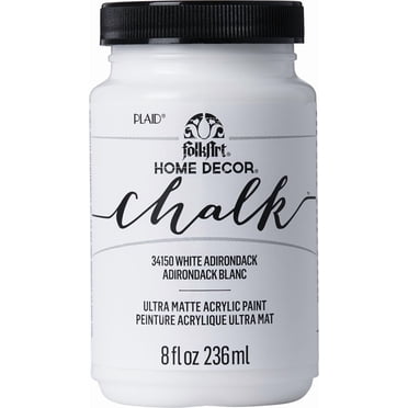 FolkArt Home Decor Chalk, 8 oz., White Adirondack