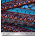 thumbnail image 2 of Soimoi Satin Silk Fabric Geometric & Semi Mandala Decorative Print Fabric by Yard 42 Inch Wide, 2 of 2