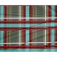 thumbnail image 4 of oneOone Polyester Lycra Fabric Madras Check Print Sewing Fabric BTY 56 Inch Wide, 4 of 4