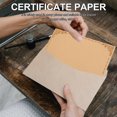 thumbnail image 4 of Raindrops 10Pcs Brown Certificate Paper for Printing Decorative Diplomas Award Certificates and Documents, 4 of 6