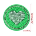 thumbnail image 2 of Crystal Rhinestone Car Cup Coaster with Non-Slip Base, Decorative Holder for Beverages, Fits 2.76-Inch Vehicle Cup Holders, 2 of 8