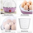 thumbnail image 4 of CQCYD under $5 Hard Boiled Egg Cooker - Electric Large Hard-Boiled Egg Cooker, 7 Capacity, Poached, Scrambled, Omelets, Whites, Sandwiches, for Keto & Low-Carb Diets, 4 of 6