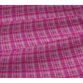 thumbnail image 5 of oneOone Viscose Jersey Fabric Check Kasuri Print Sewing Fabric BTY 60 Inch Wide, 5 of 5