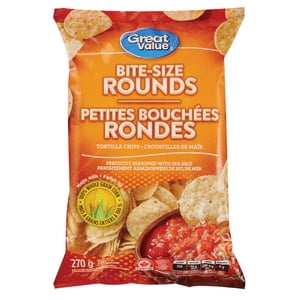 Great Value Bite-Size Round Tortilla Chips